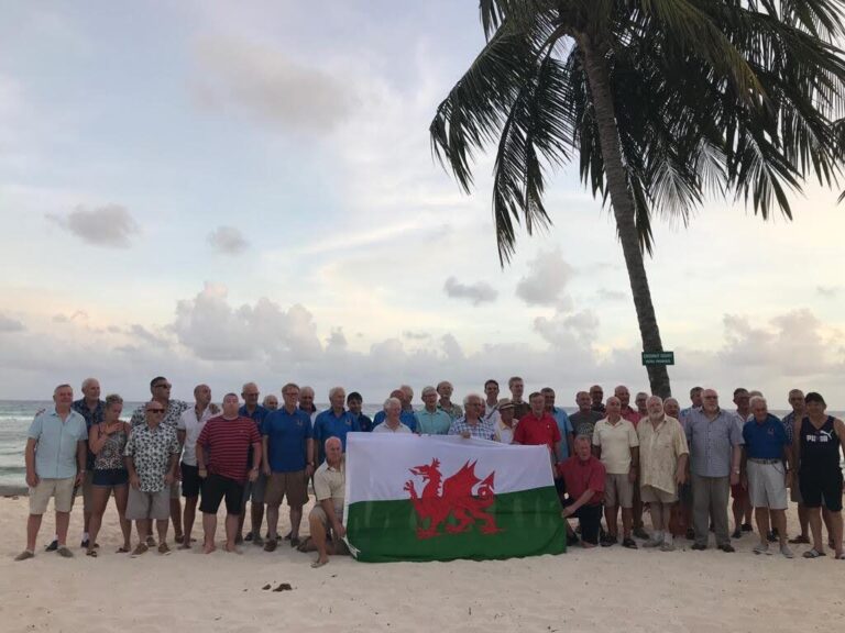 Singing on the beach