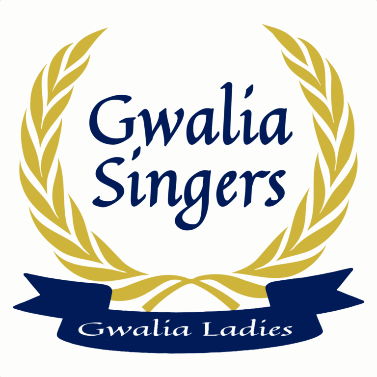 Gwalia Ladies Logo, Banner, Blue on White