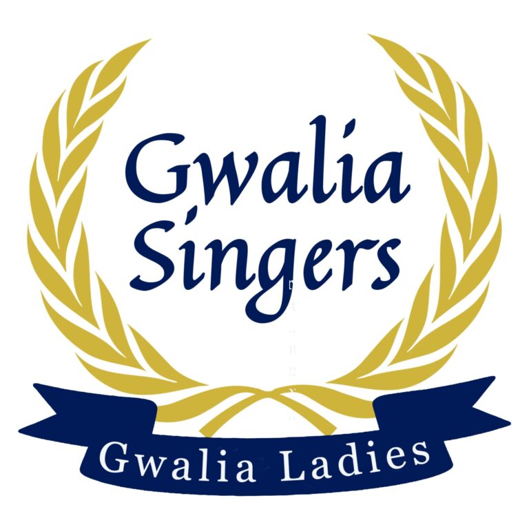 Gwalia Ladies Logo, Banner, Blue on White